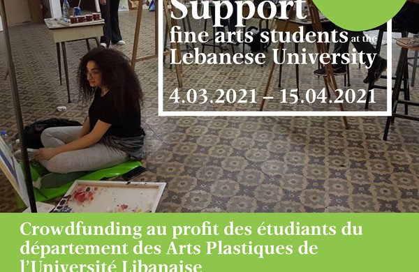 Crowdfunding au profit des &eacute;tudiants du d&eacute;partement des Arts Plastiques de l’universit&eacute; libanaise