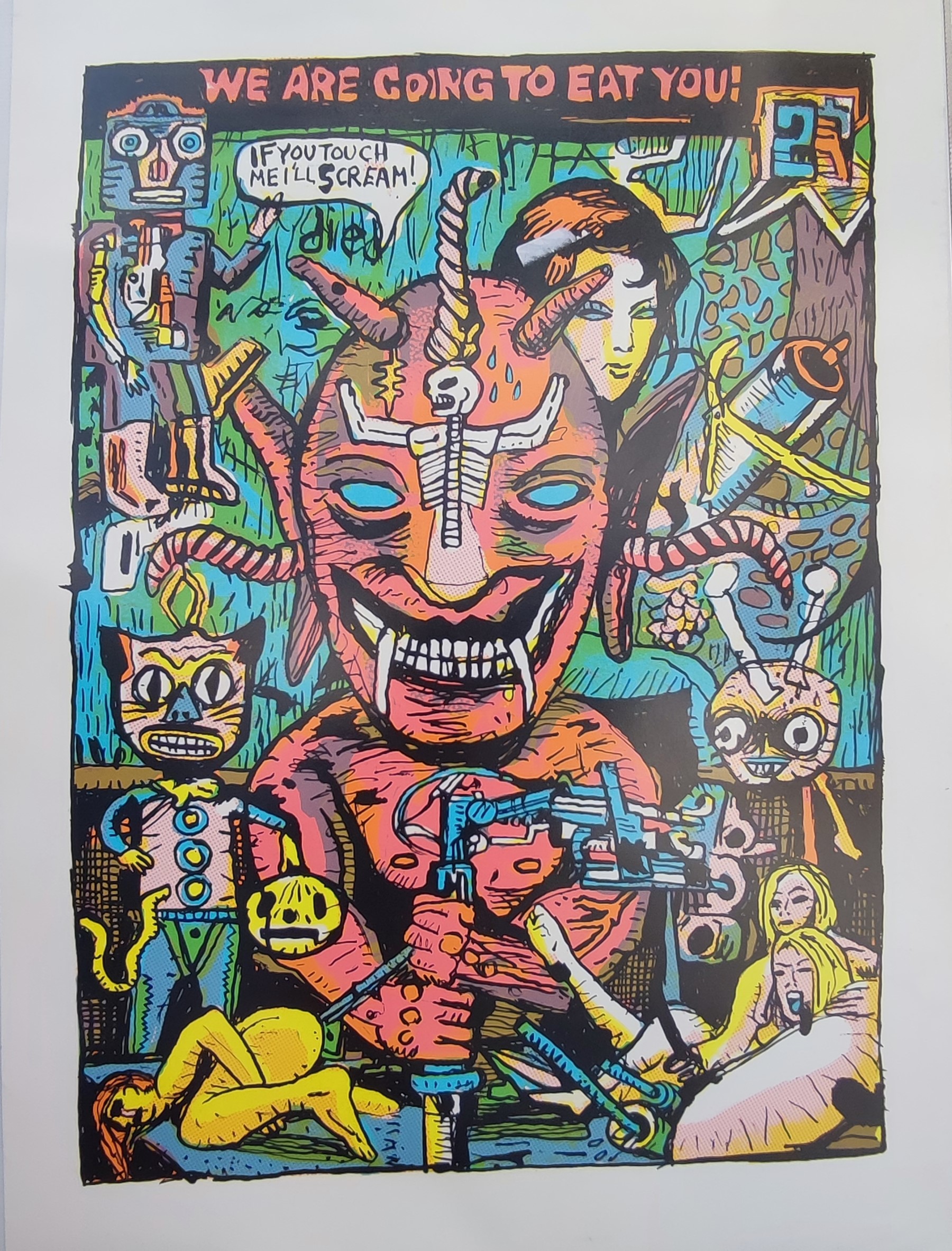 We are going to eat you ! 